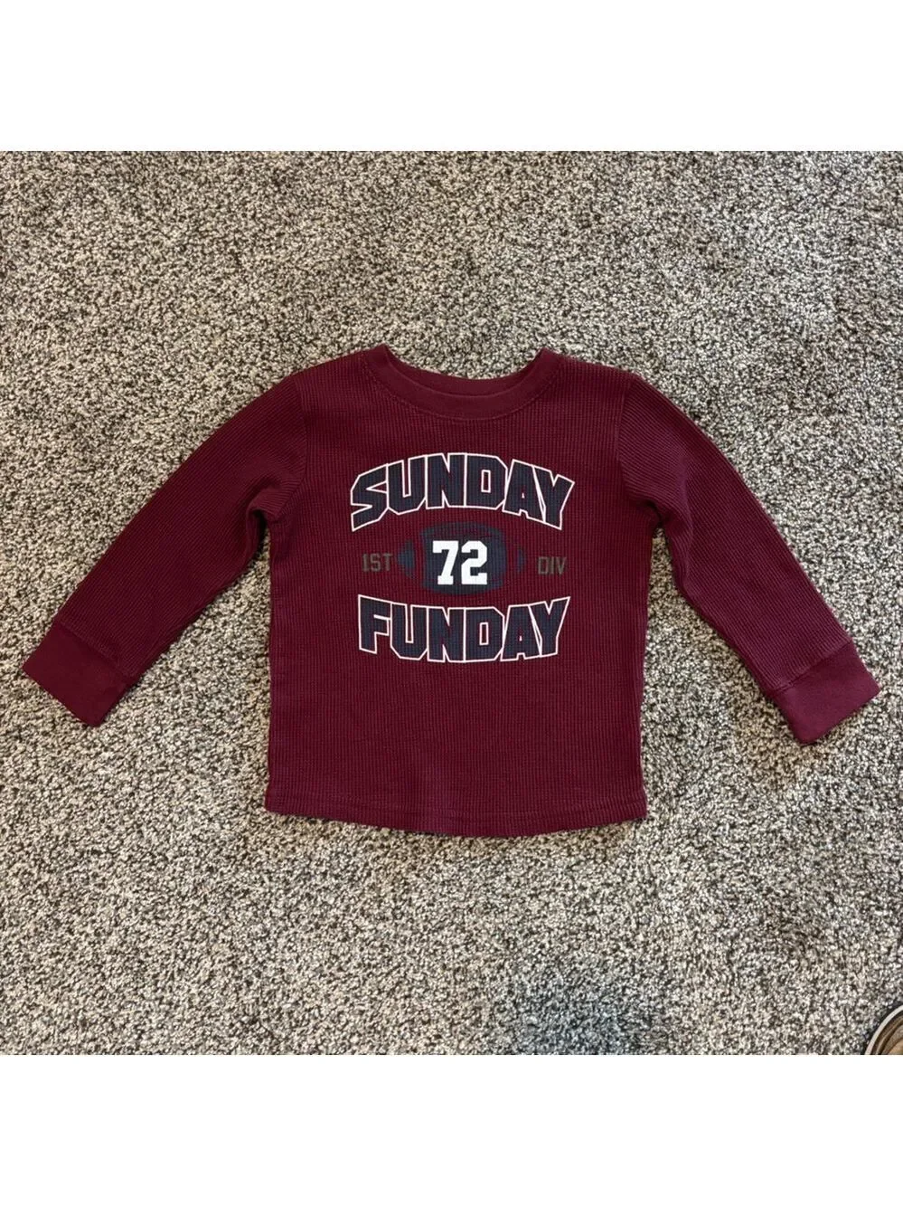 Garanimals Maroon and Gray Kids Jogger Set